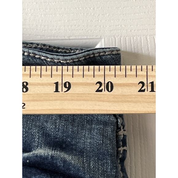 APT 9 Bootcut Jeans womens 20W flare rhinestone bling embroidered pockets - Picture 10 of 12